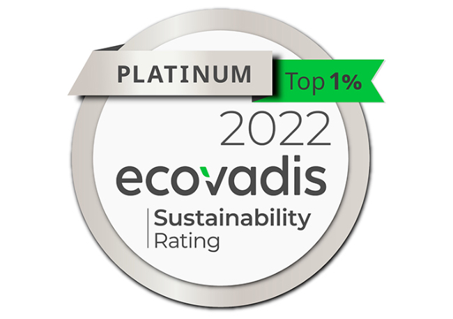 Foto RS GROUP obtiene el nivel platino en sostenibilidad de Ecovadis